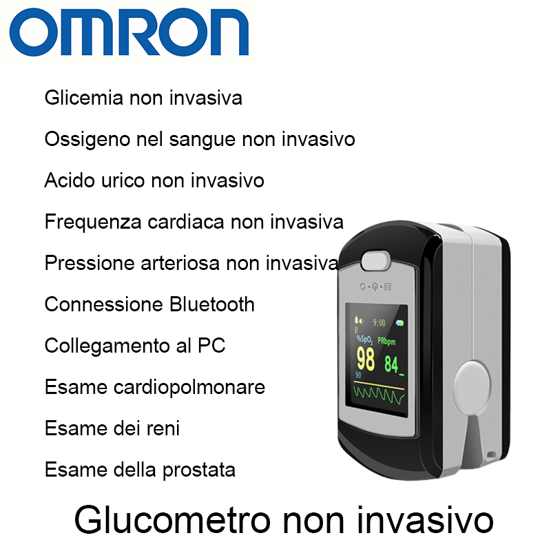 T04（Livello di glucosio nel sangue non invasivo+Ossigeno nel sangue non invasivo+Acido urico non invasivo+Frequenza cardiaca non invasiva+Pressione sanguigna non invasiva+Esame cardiopolmonare+Esame dei reni+Esame della prostata+Connessione Bluetooth+Collegamento al computer）